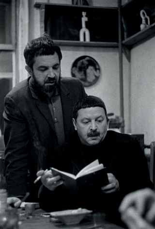 Вадим Сидур и Юрий Левитанский. 1970 г. Фото: Э. Гладков