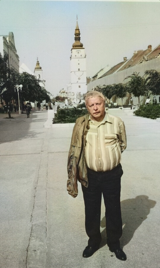 В Братиславе, 1990.