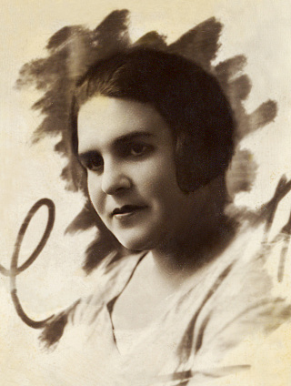 Раиса Евдокимовна Левитанская (урожденная Хацкелевич)- мать Ю.Д.Левитанского. 1920-е годы.