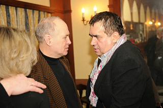 Фотограф Валерий Плотников и актер Станислав Садальский